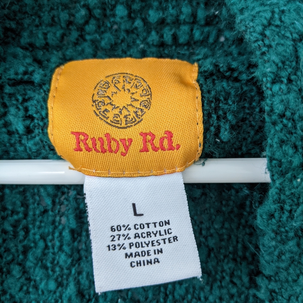 Ruby Rd. Emerald green sweater - Picture 3 of 5